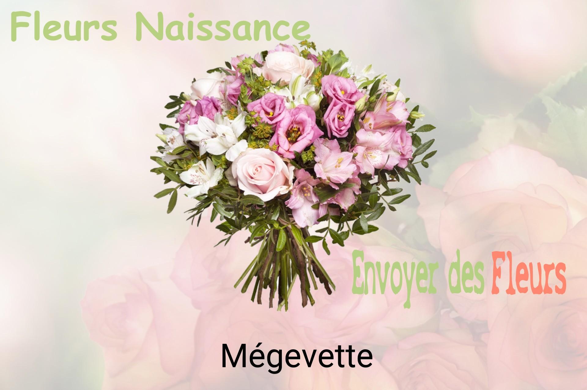 Bouquet de fleurs de naissance livré à Mégevette